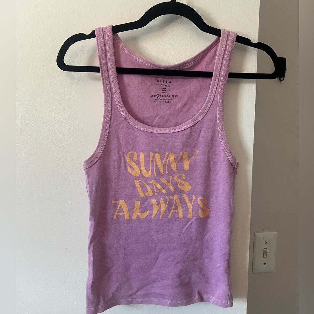 Billabong Women's Purple Tank Top